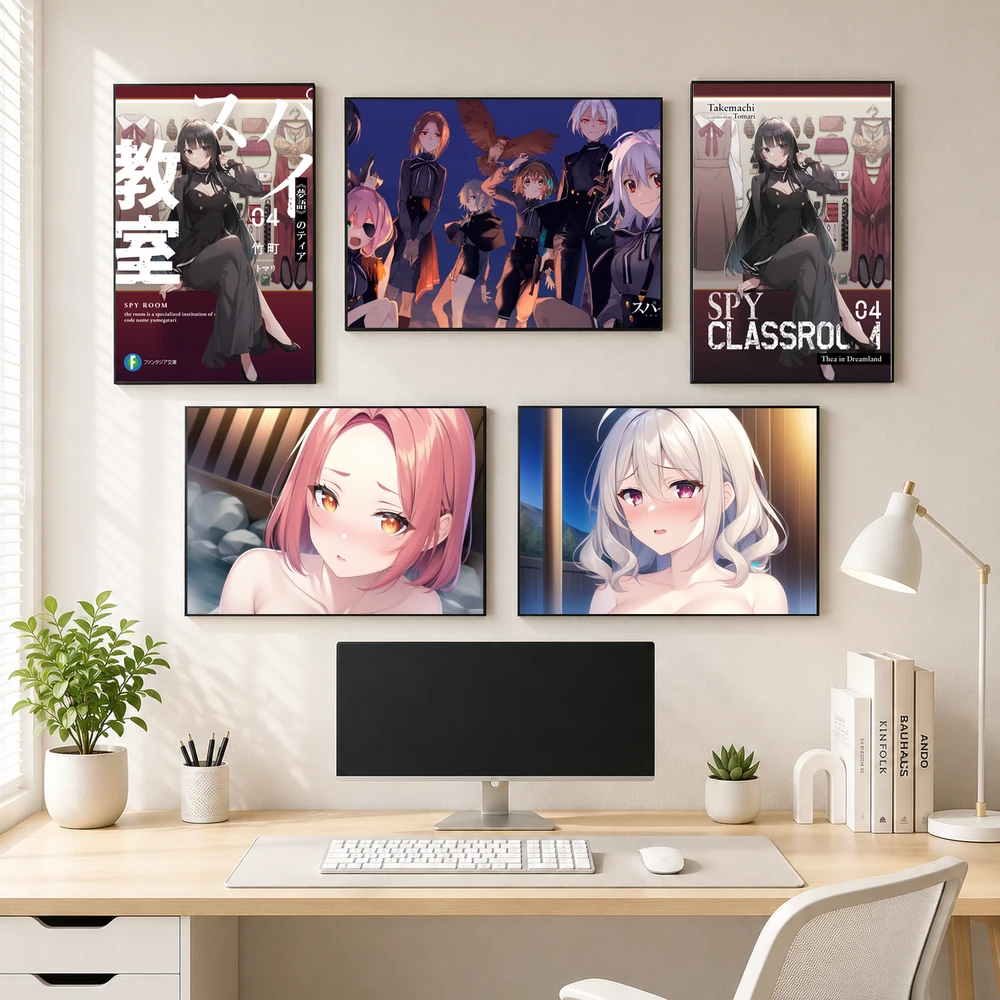 Poster A3 Spy Room Lớp học điệp viên Anime Manga Spy Room Bền Đẹp Có Cán Màng Bóng Bề Mặt