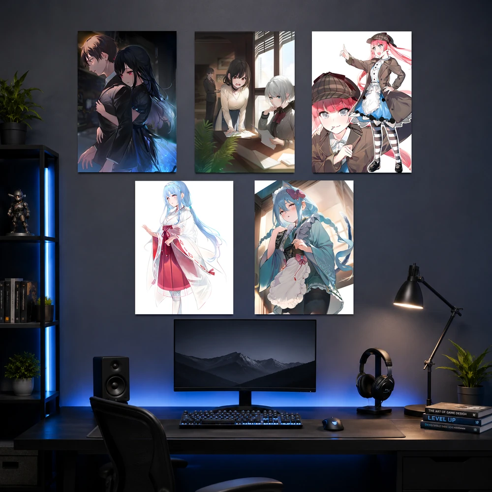 Poster A3 Tanmoshi Anime Manga LightNovel Thám Tử Đã Chết Bền Đẹp Có Cán Màng Bóng Bề Mặt