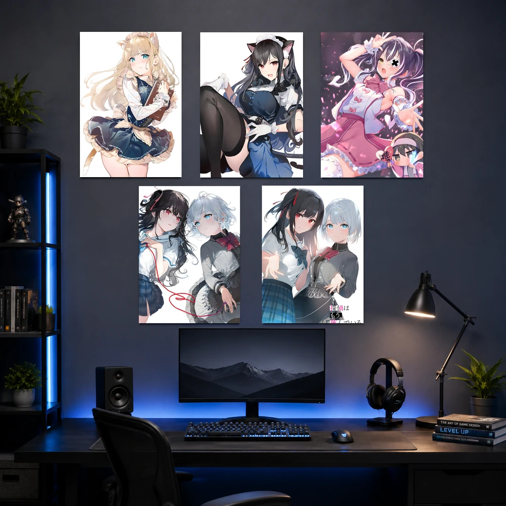 Poster A3 Tanmoshi Anime Manga LightNovel Thám Tử Đã Chết Bền Đẹp Có Cán Màng Bóng Bề Mặt