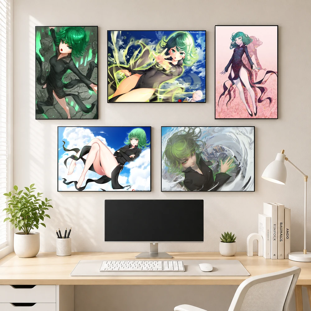 Poster A3 Tatsumaki Anime Manga One Piece Bền Đẹp Có Cán Màng Bóng Bề Mặt