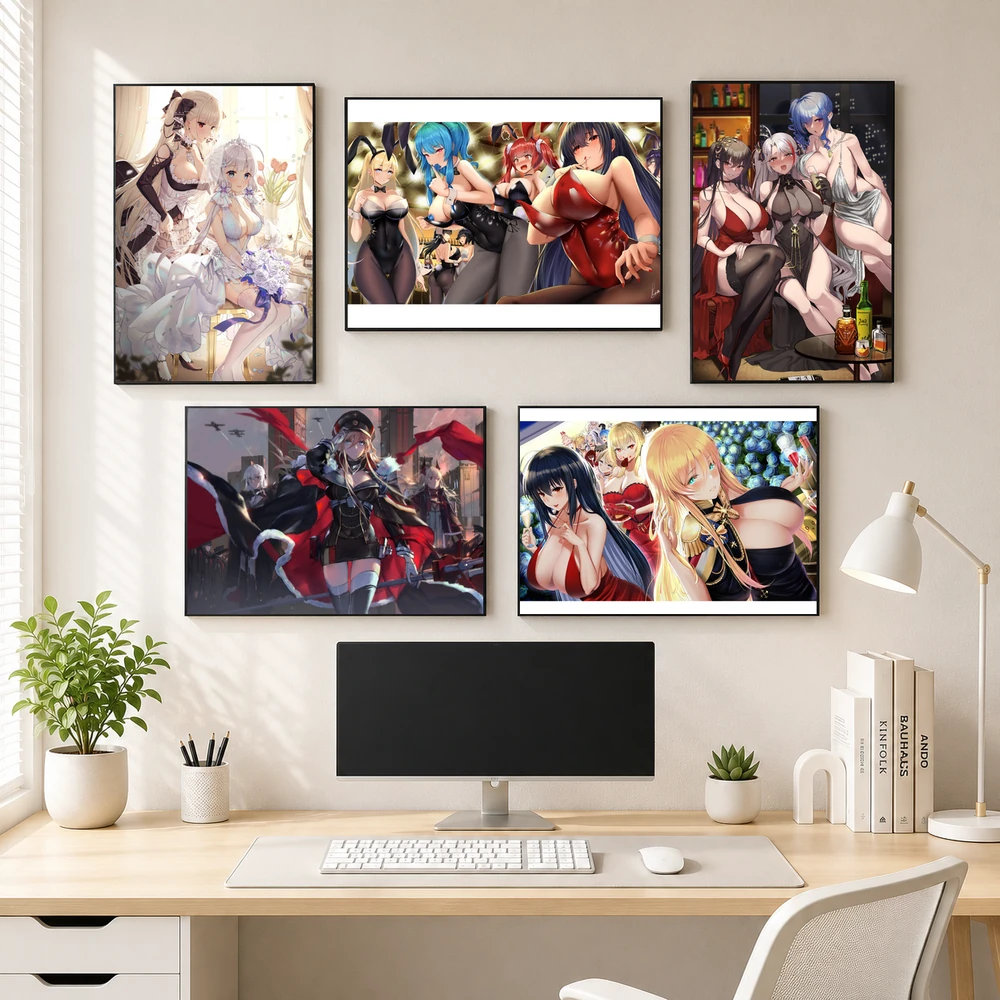 Poster A3 THAL Game Azur Lane Bền Đẹp Có Cán Màng Bóng Bề Mặt