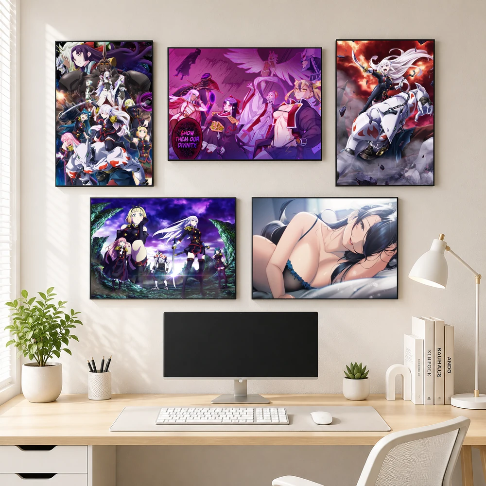 Poster A3 Tổng Hợp MSNS Anime Manga Mato Seihei no Slave Nô Lệ Vương Đô Bền Đẹp Có Cán Màng Bóng Bề Mặt