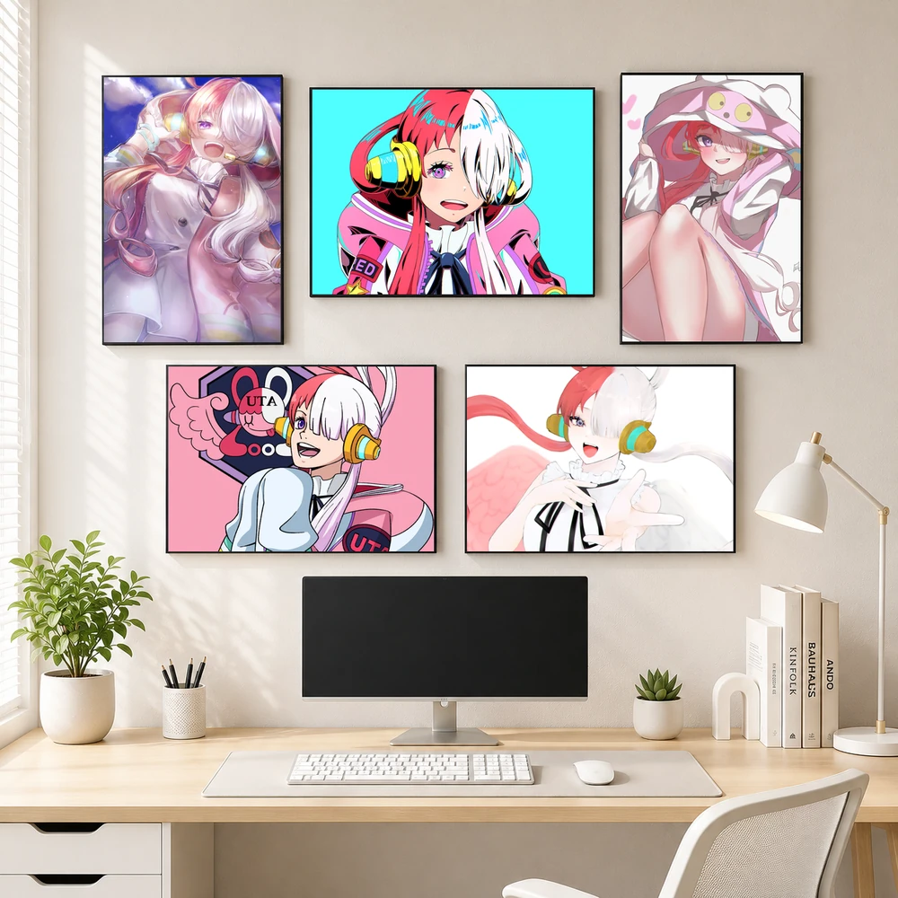 Poster A3 Uta Anime Manga One Piece RED Bền Đẹp Có Cán Màng Bóng Bề Mặt