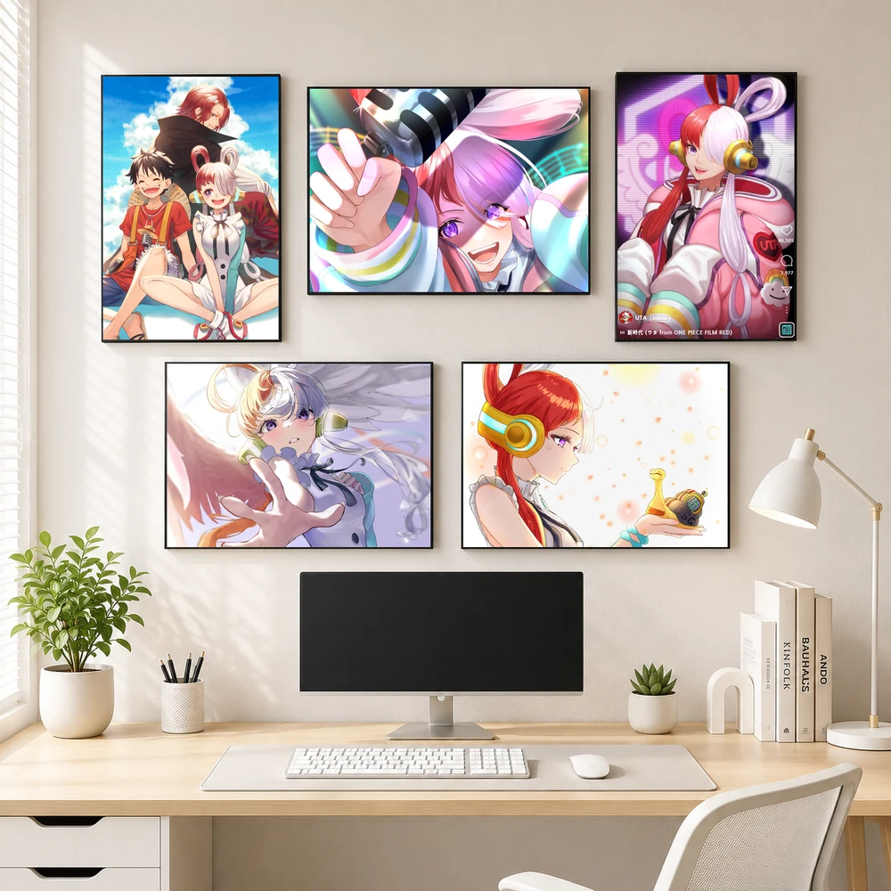 Poster A3 Uta Anime Manga One Piece RED Bền Đẹp Có Cán Màng Bóng Bề Mặt