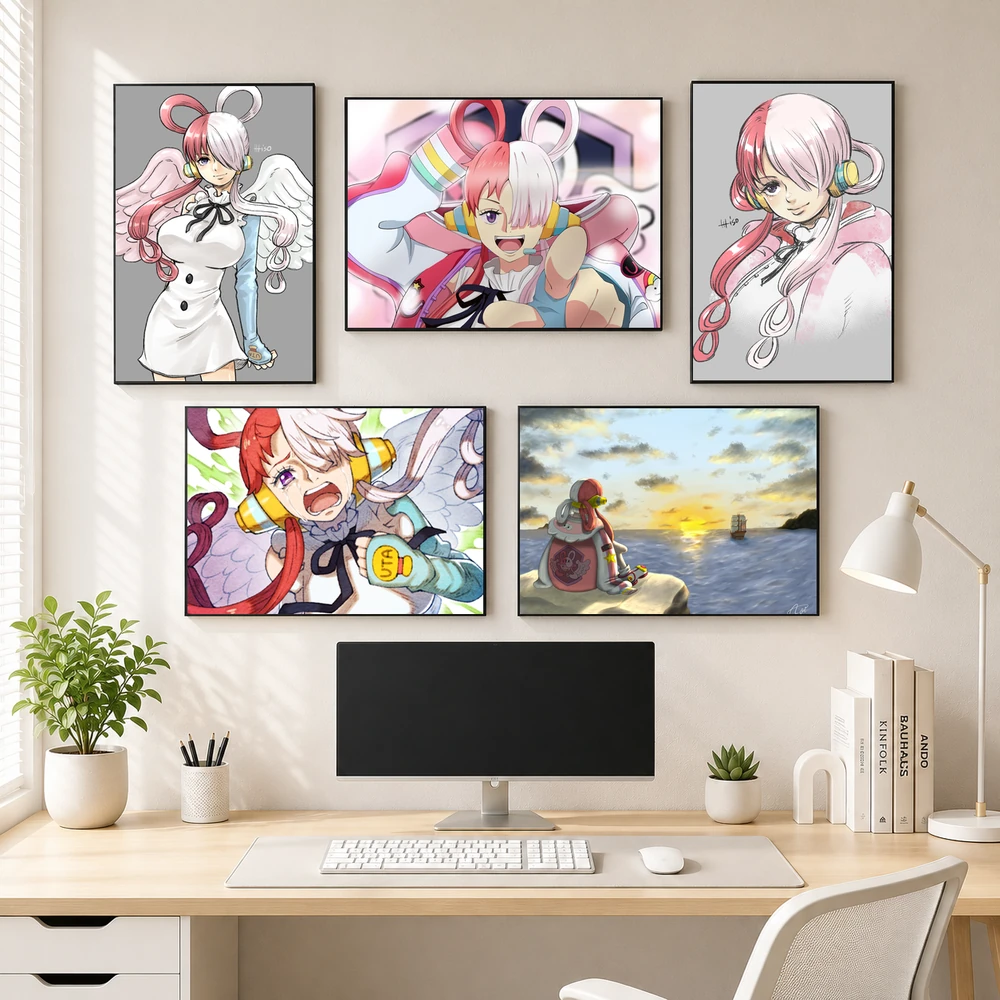 Poster A3 Uta Anime Manga One Piece RED Bền Đẹp Có Cán Màng Bóng Bề Mặt