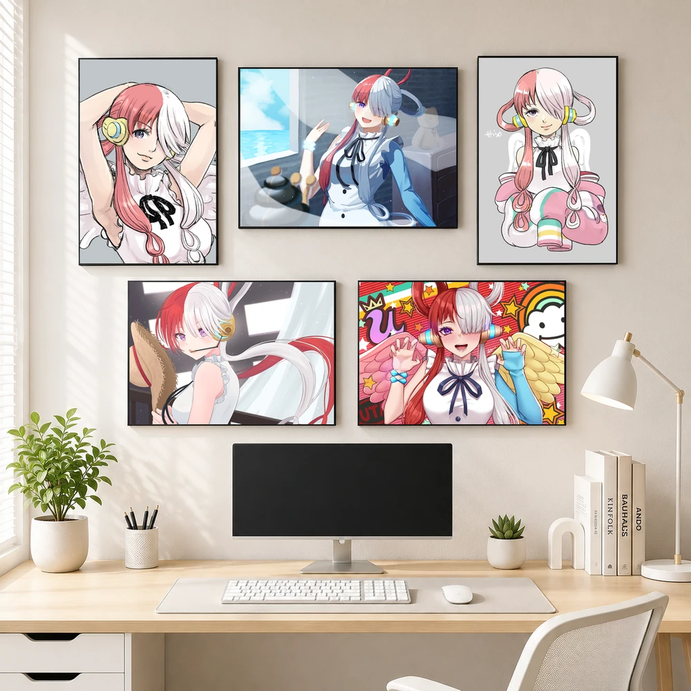 Poster A3 Uta Anime Manga One Piece RED Bền Đẹp Có Cán Màng Bóng Bề Mặt