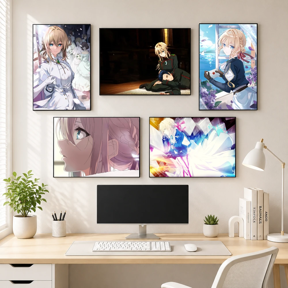 Poster A3 Violet Anime LightNovel Violet Evergarden Bền Đẹp Có Cán Màng Bóng Bề Mặt