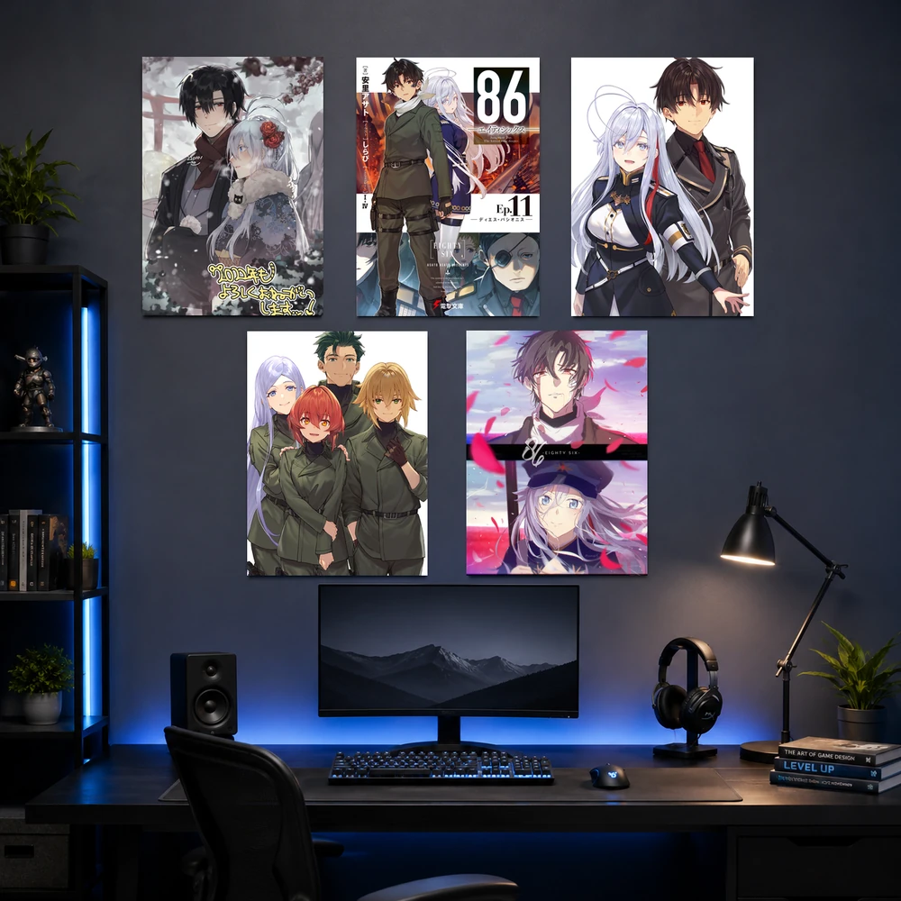 Poster A3 Vladilena Anime Manga Lightnovel 86 Eighty Six Bền Đẹp Có Cán Màng Bóng Bề Mặt
